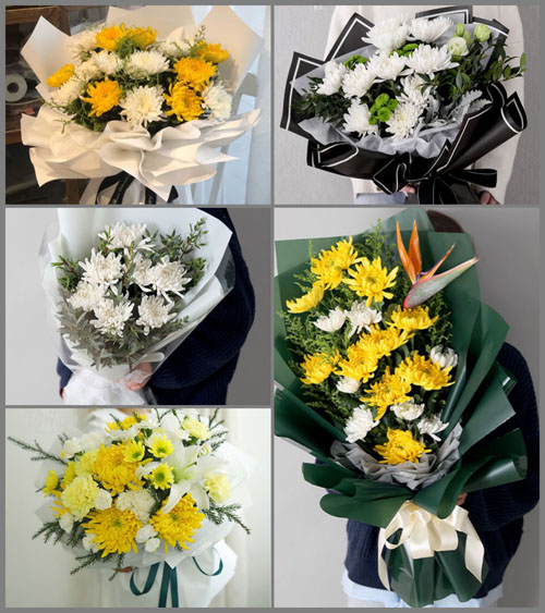 安徽蚌埠市怀远县徐圩乡褚湖村白事花束代送